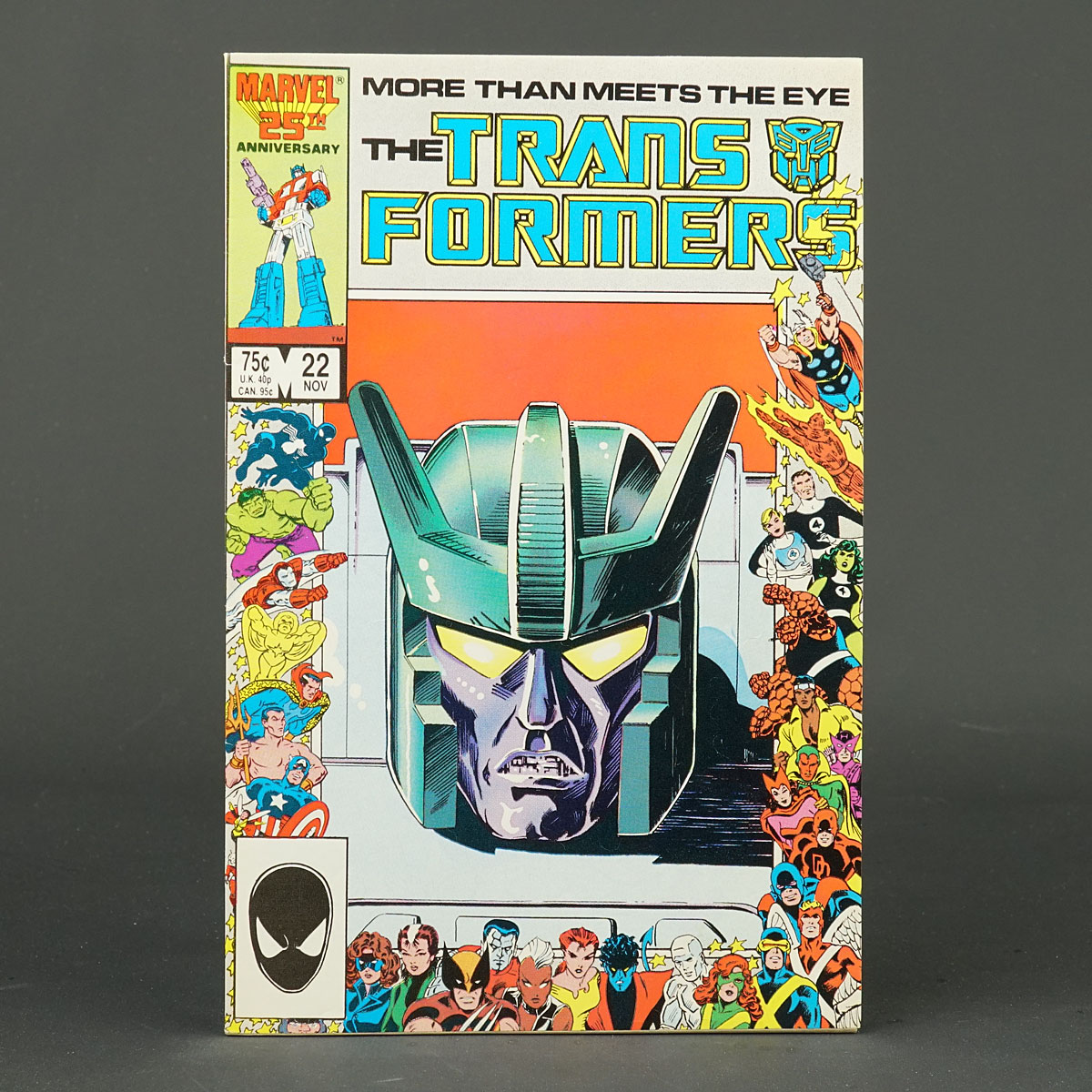 THE TRANSFORMERS #22 Marvel Comics 1986 (CA) Trimpe (W) Budiansky 230926T