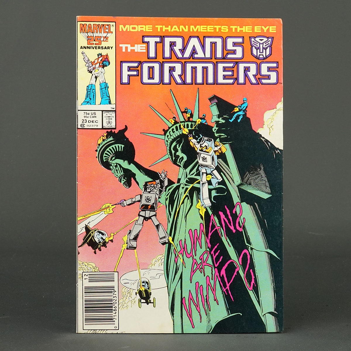 THE TRANSFORMERS #23 Marvel Comics 1986 (CA) Trimpe (W) Budiansky 230926V