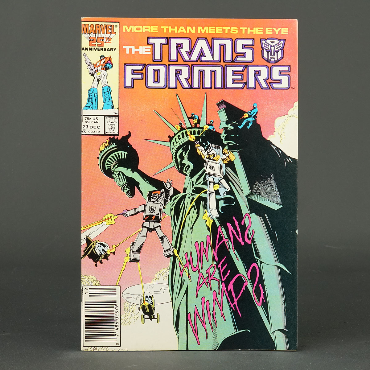 THE TRANSFORMERS #23 Marvel Comics 1986 (CA) Trimpe (W) Budiansky 230926W