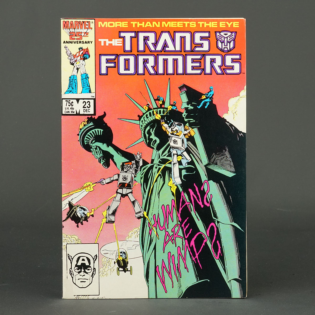 THE TRANSFORMERS #23 Marvel Comics 1986 (CA) Trimpe (W) Budiansky 230926X
