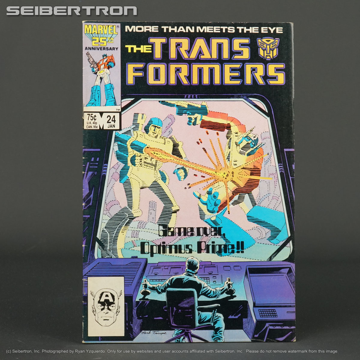 THE TRANSFORMERS #24 Marvel Comics 1987 (CA) Trimpe (W) Budiansky 220622A