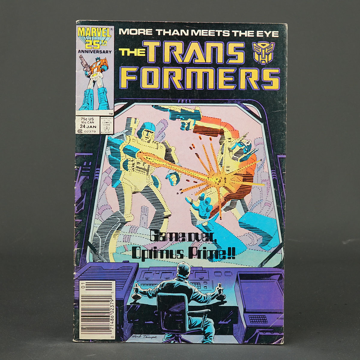 THE TRANSFORMERS #24 Marvel Comics 1987 (CA) Trimpe (W) Budiansky 240210D
