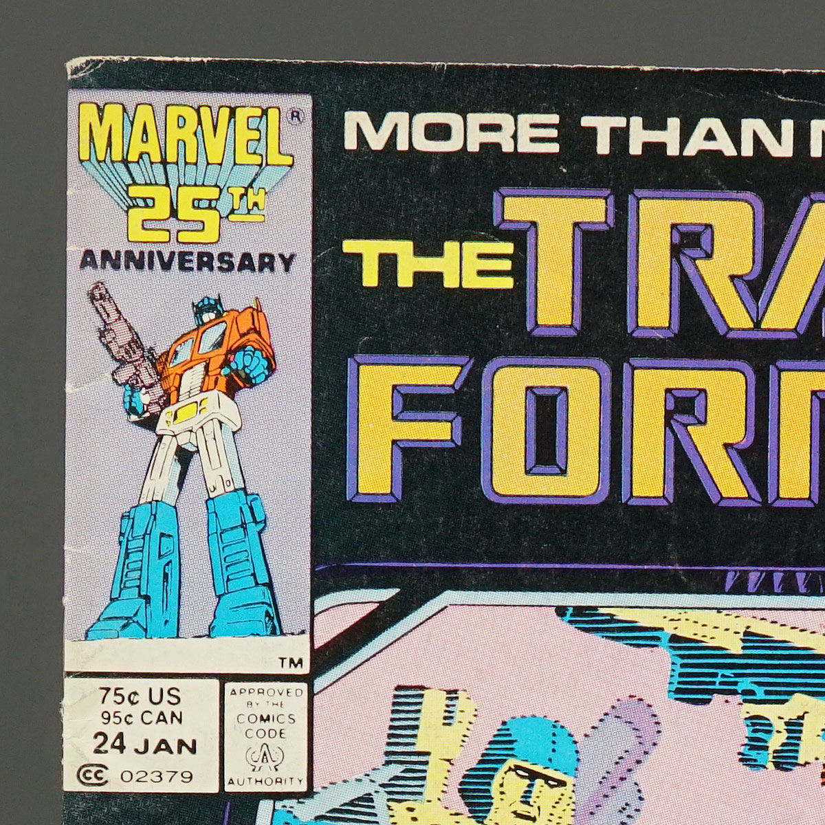 THE TRANSFORMERS #24 Marvel Comics 1987 (CA) Trimpe (W) Budiansky (A) Perlin 240210D