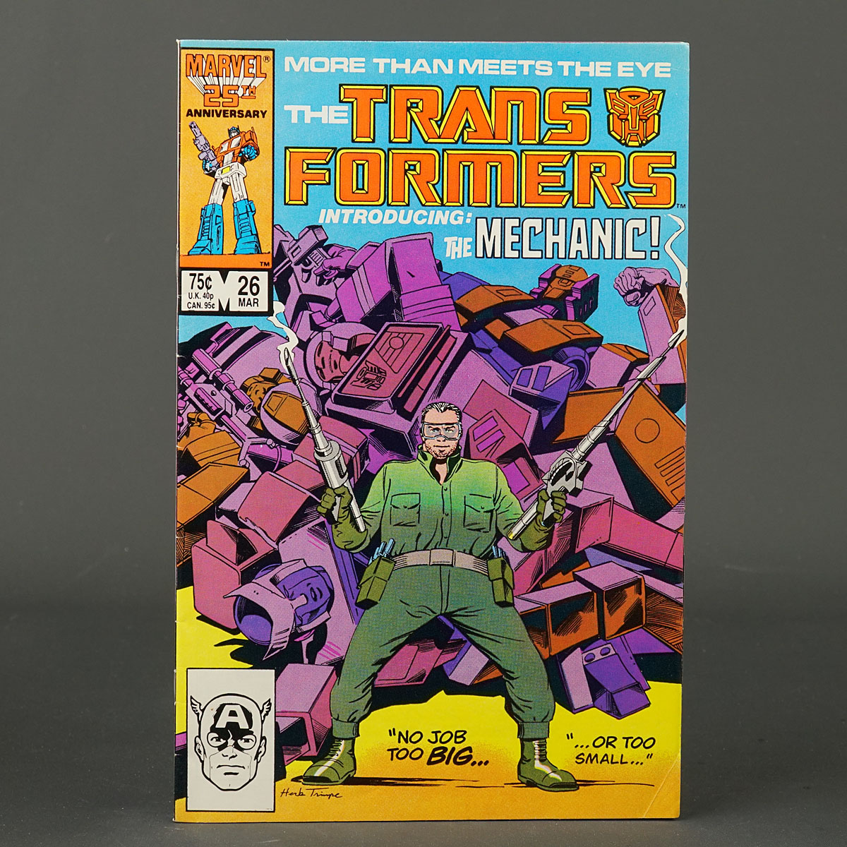 THE TRANSFORMERS #26 Marvel Comics 1987 (CA) Trimpe (W) Budiansky 231010B