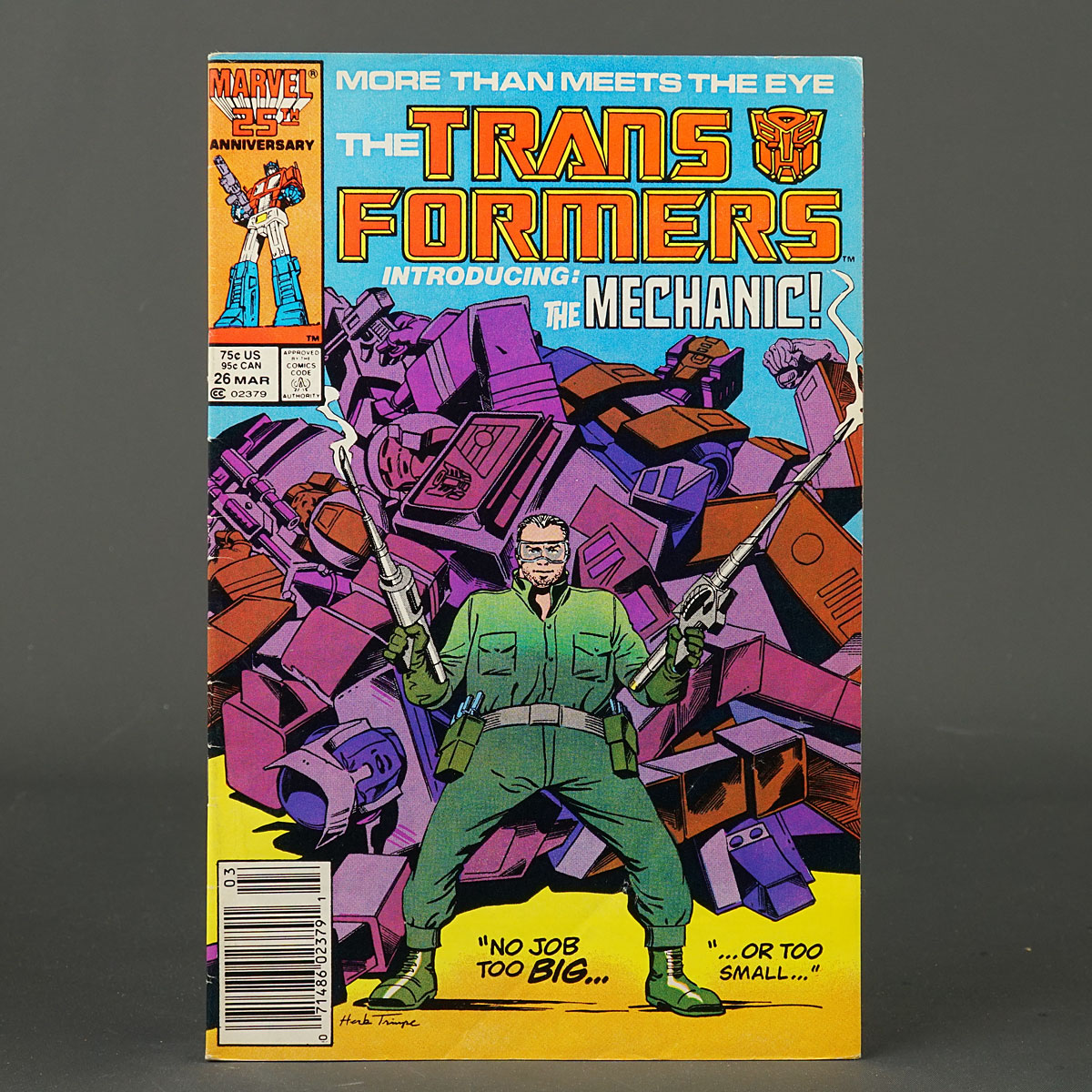 THE TRANSFORMERS #26 Marvel Comics 1987 (CA) Trimpe (W) Budiansky 231010C