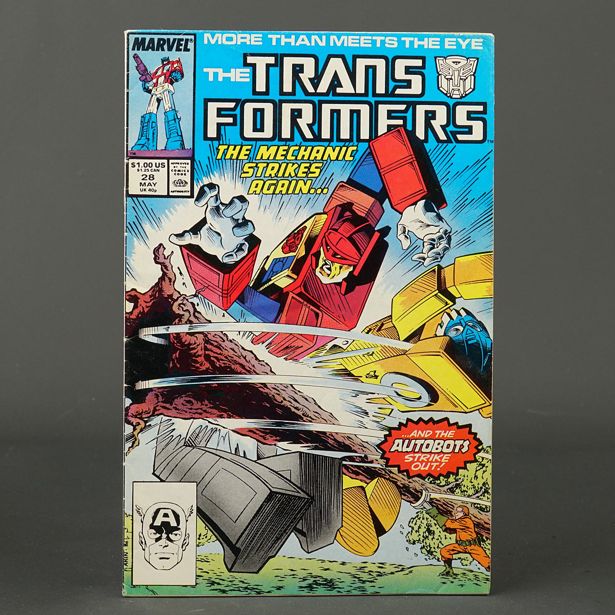THE TRANSFORMERS #28 Marvel Comics 1987 (CA) Akin (W) Budiansky 231010F