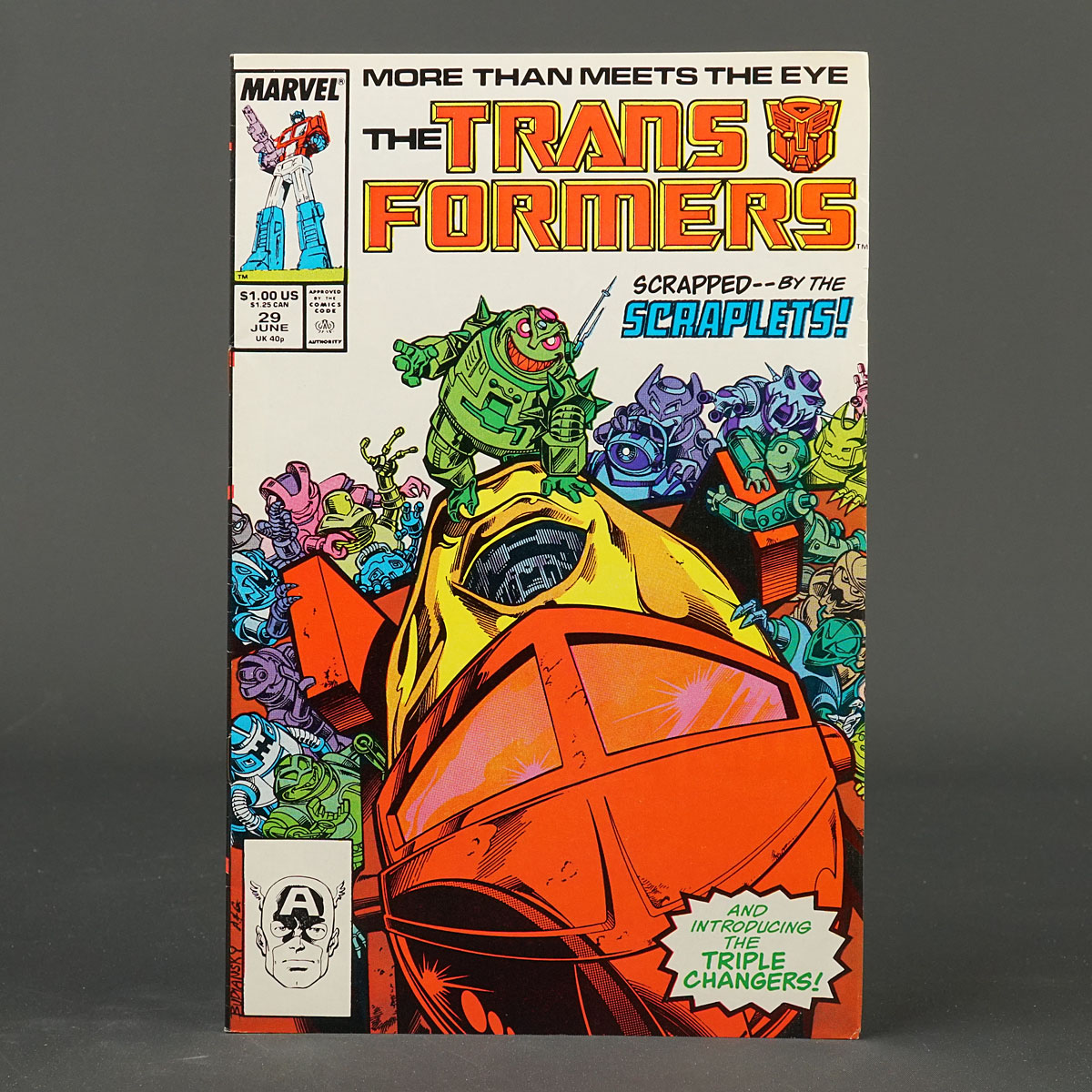 THE TRANSFORMERS #29 Marvel Comics 1987 (W/CA) Budiansky 210422A