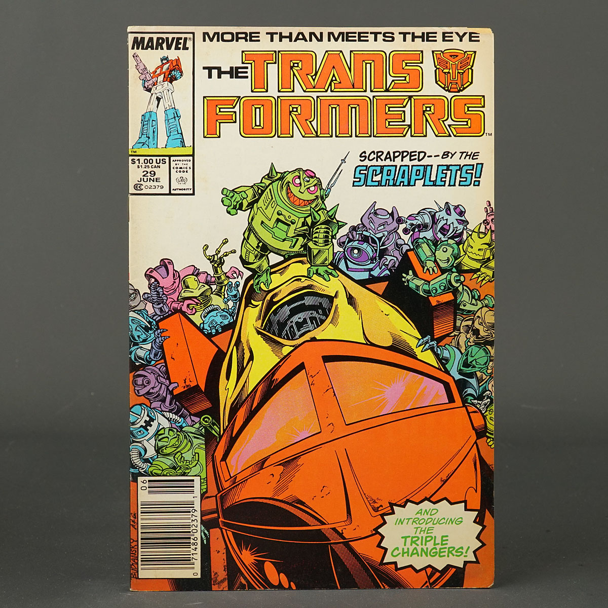 THE TRANSFORMERS #29 Marvel Comics 1987 (W/CA) Budiansky 231010G