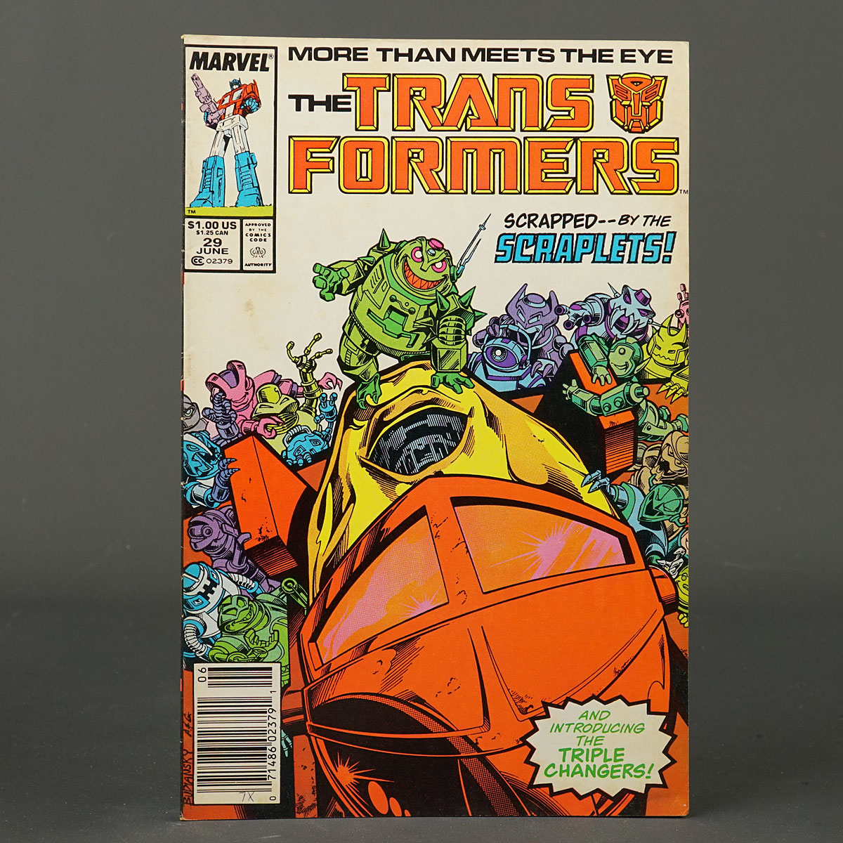 THE TRANSFORMERS #29 Marvel Comics 1987 (W/CA) Budiansky 231010H