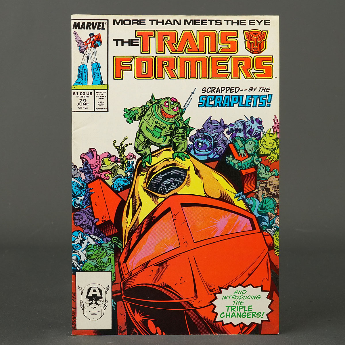 THE TRANSFORMERS #29 Marvel Comics 1987 (W/CA) Budiansky 231010I