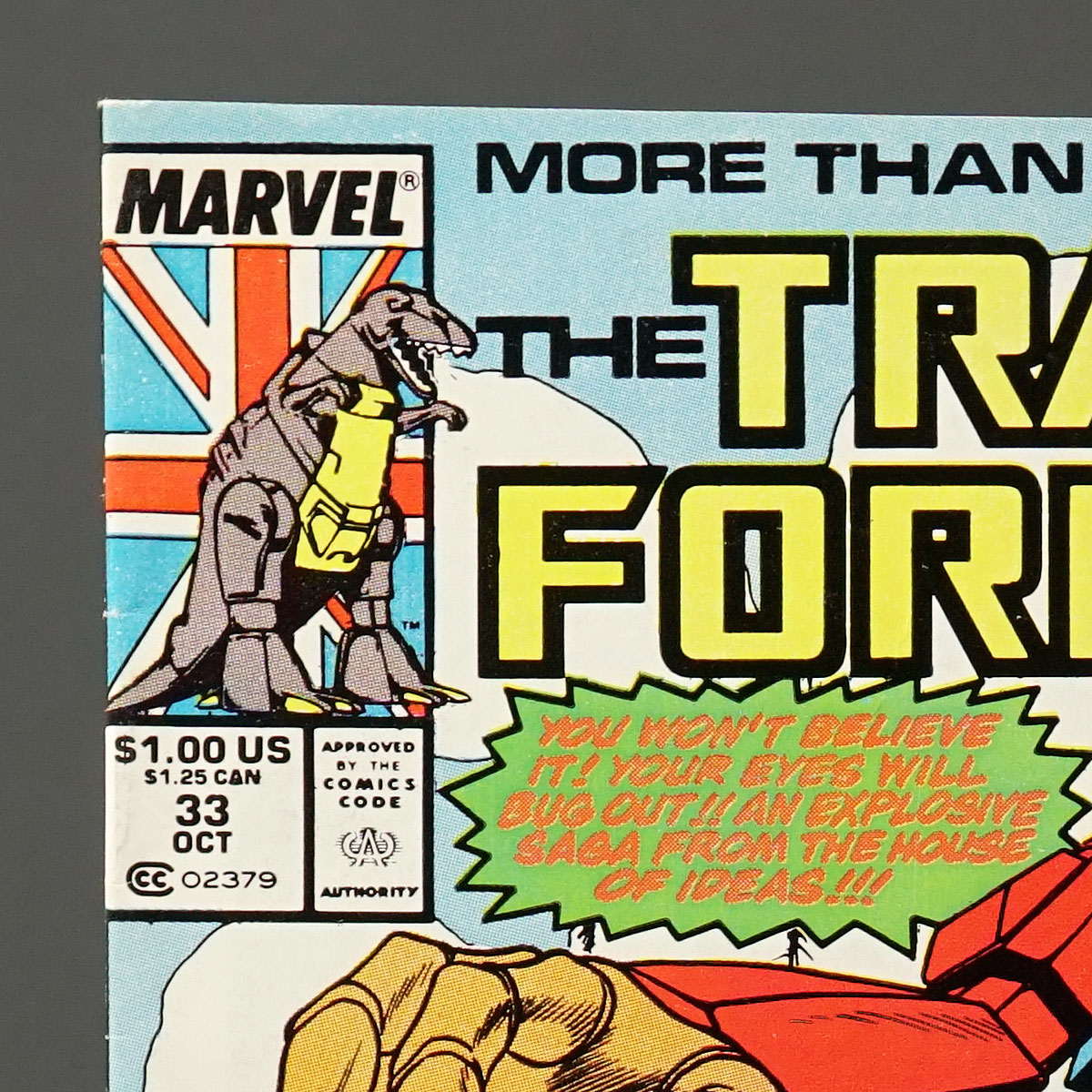 THE TRANSFORMERS #33 Marvel Comics 1987 (W) Parkhouse (CA) Vess (A) Ridgway 231222T