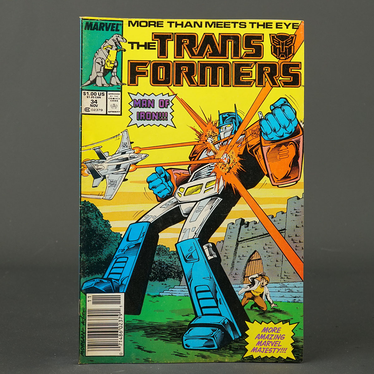 THE TRANSFORMERS #34 Marvel Comics 1987 (W) Parkhouse (CA) Morgan 231010K