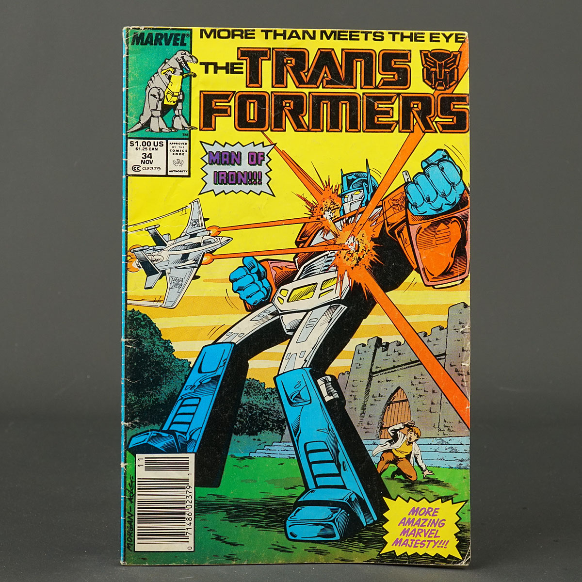 THE TRANSFORMERS #34 Marvel Comics 1987 (W) Parkhouse (CA) Morgan 231010L