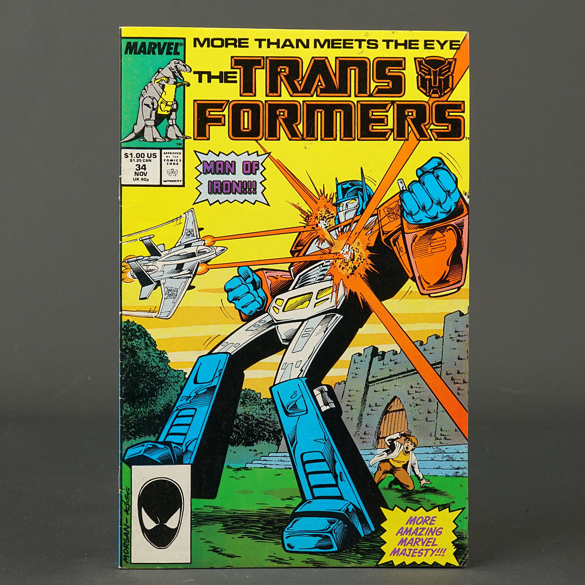 THE TRANSFORMERS #34 Marvel Comics 1987 (W) Parkhouse (CA) Morgan 231010M