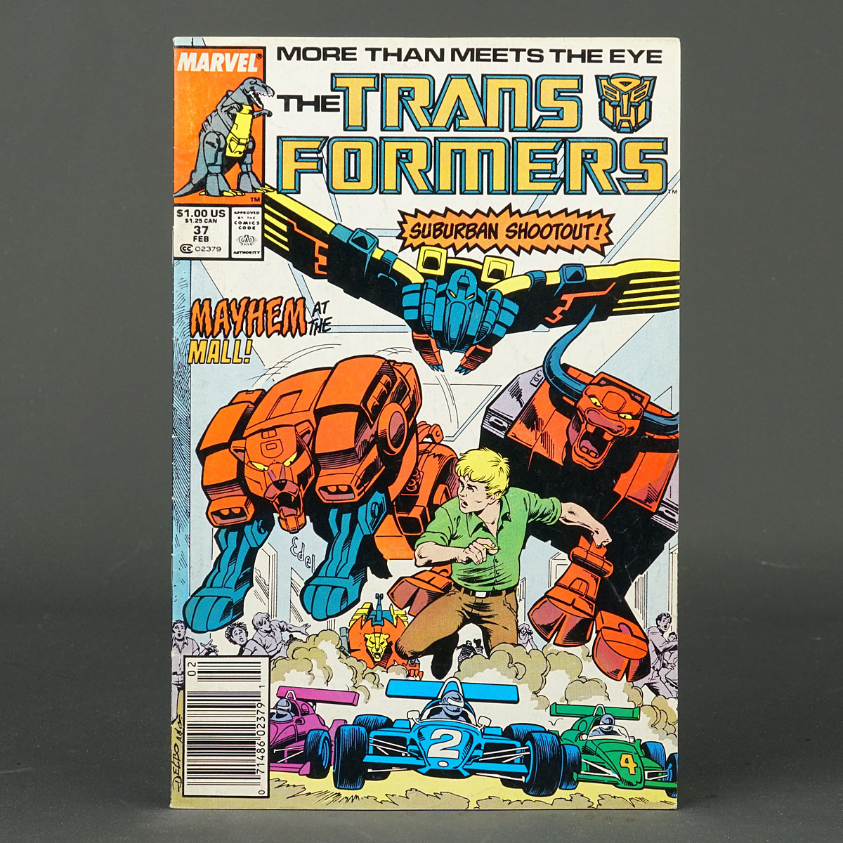 THE TRANSFORMERS #37 Marvel Comics 1988 (W) Budiansky (CA) Delbo 210422A