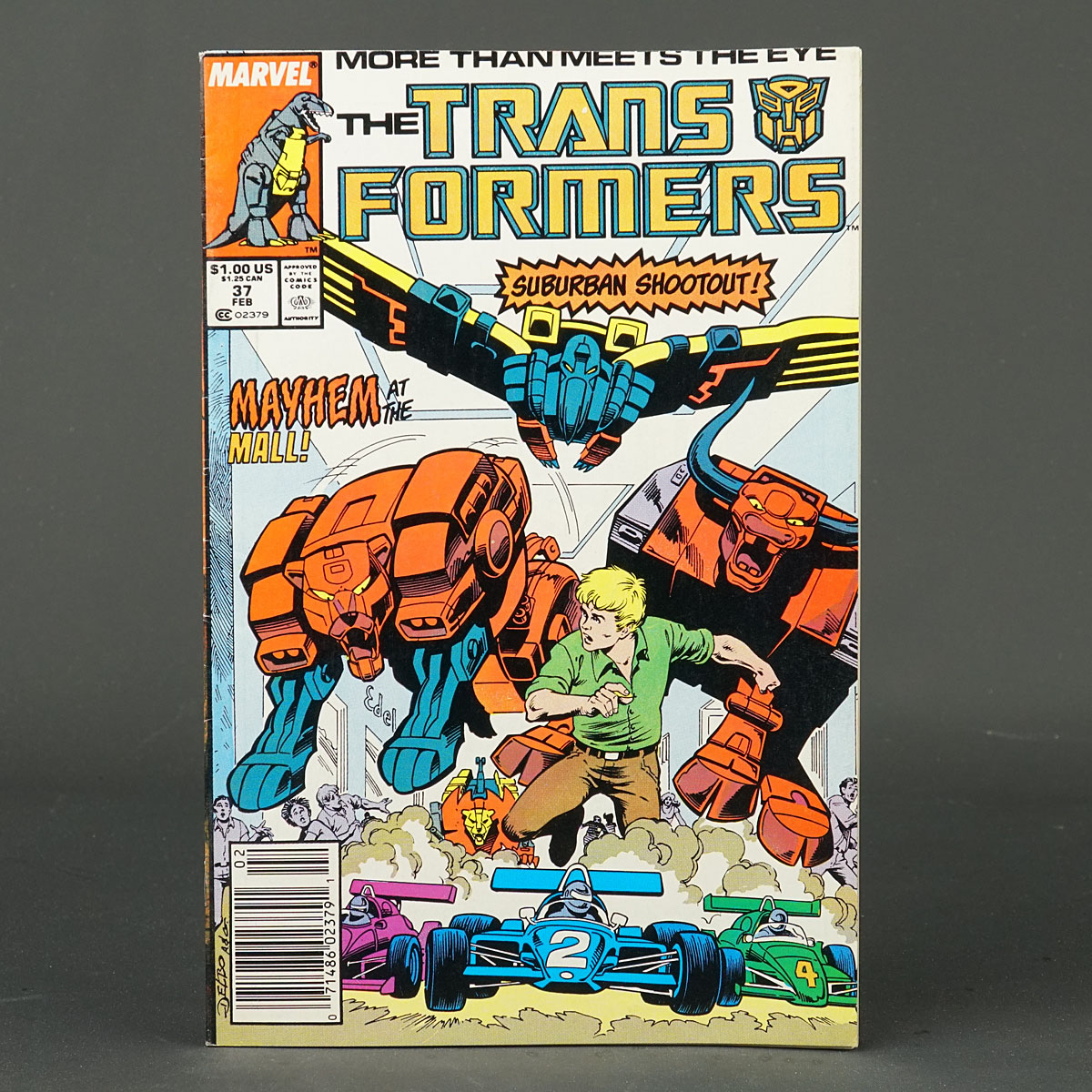 THE TRANSFORMERS #37 Marvel Comics 1988 (W) Budiansky (CA) Delbo 210422B