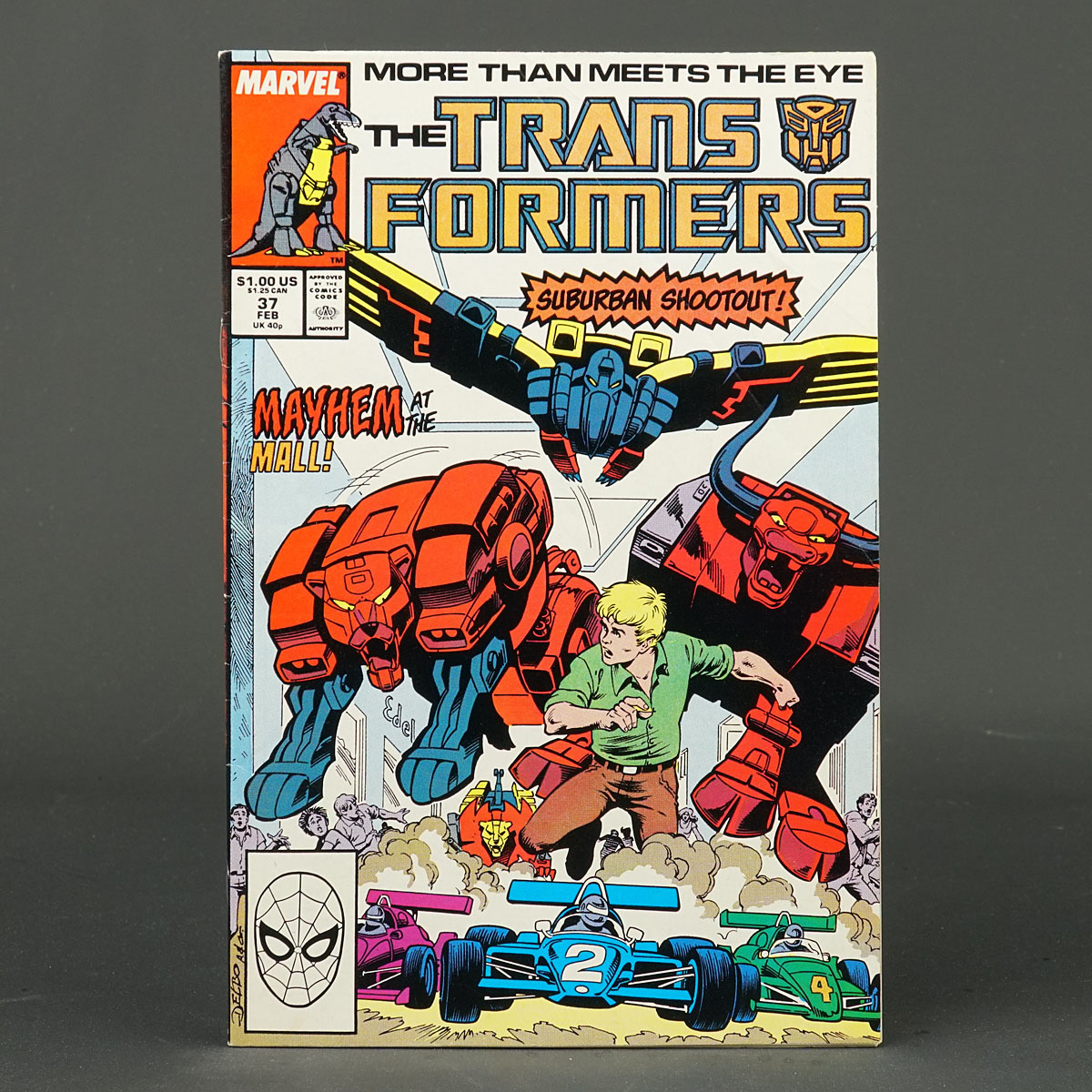 THE TRANSFORMERS #37 Marvel Comics 1988 (W) Budiansky (CA) Delbo 210422C