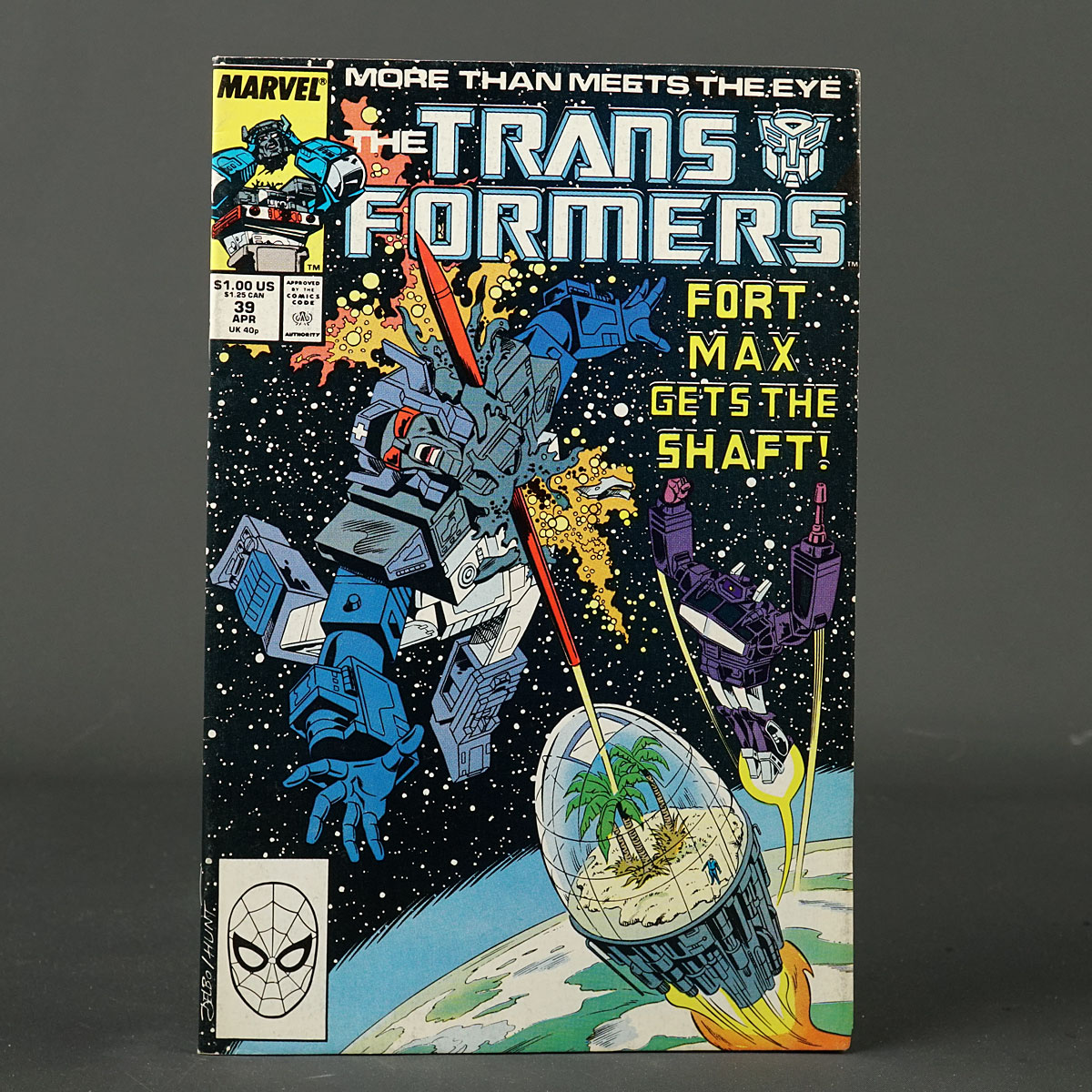 THE TRANSFORMERS #39 Marvel Comics 1988 (W) Budiansky (A/CA) Delbo 231222V