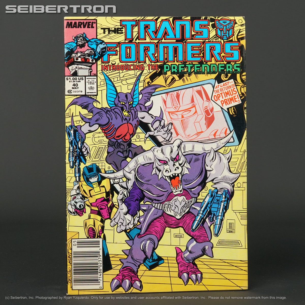 THE TRANSFORMERS #40 Marvel Comics 1988 (CA) Delbo 210309A
