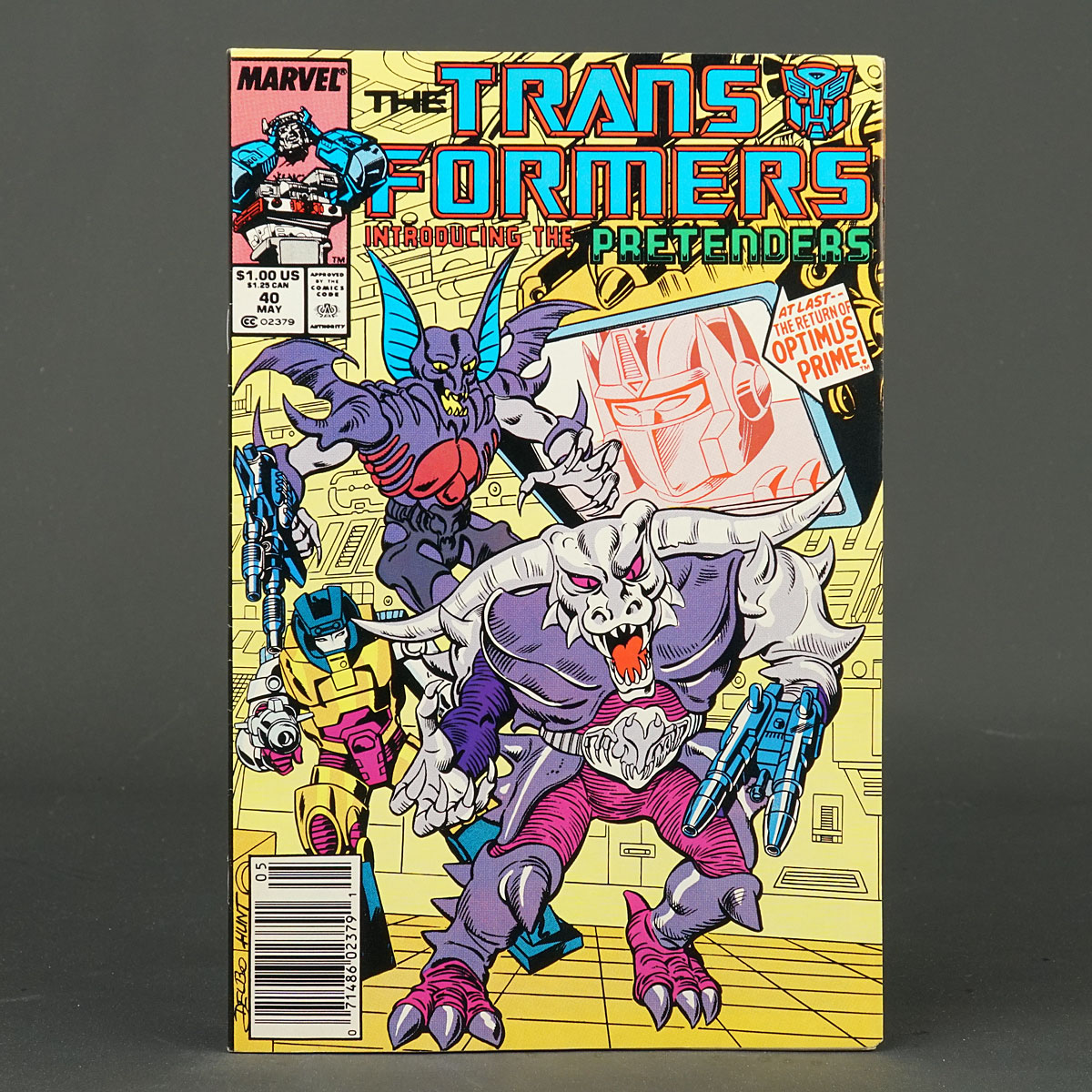 THE TRANSFORMERS #40 Marvel Comics 1988 (W) Budiansky (CA) Delbo 210422A