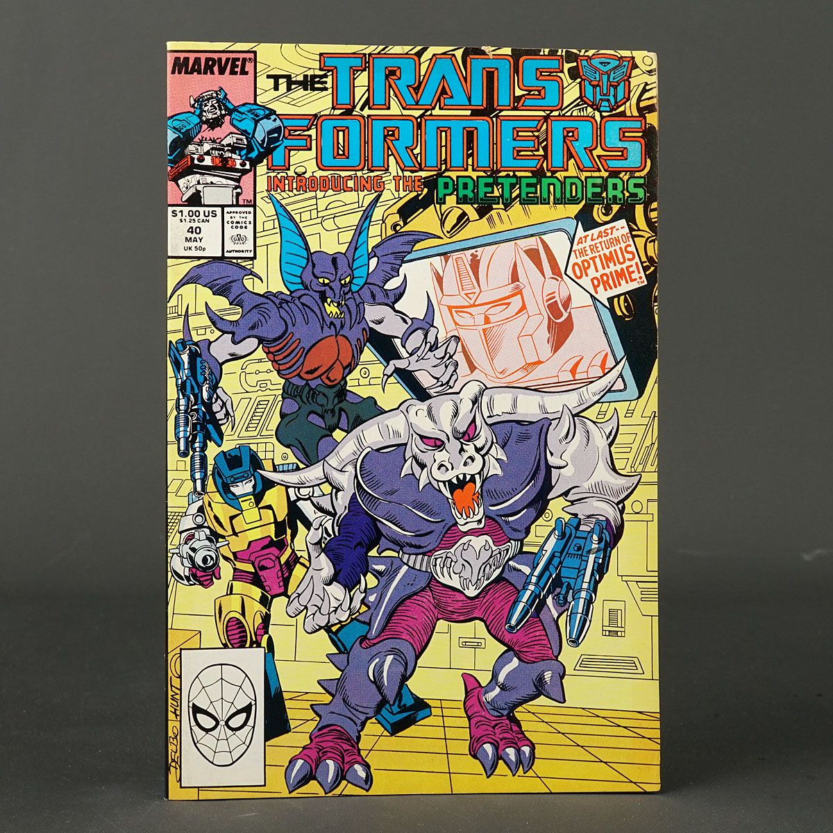 THE TRANSFORMERS #40 Marvel Comics 1988 (W) Budiansky (CA) Delbo 231222F