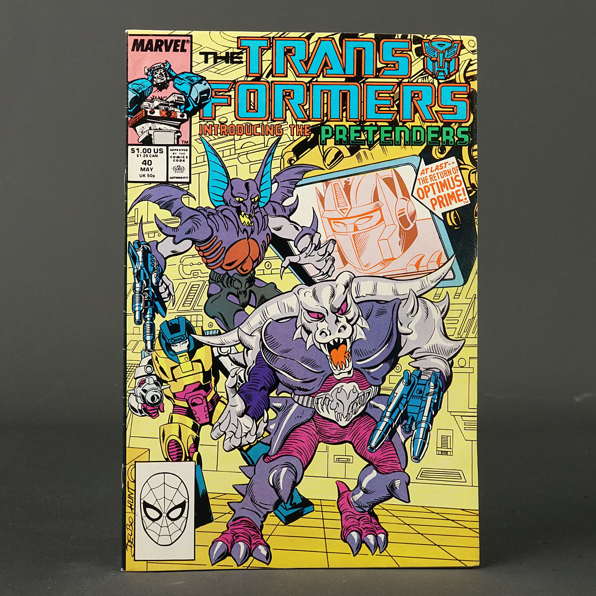 THE TRANSFORMERS #40 Marvel Comics 1988 (W) Budiansky (CA) Delbo 231222G