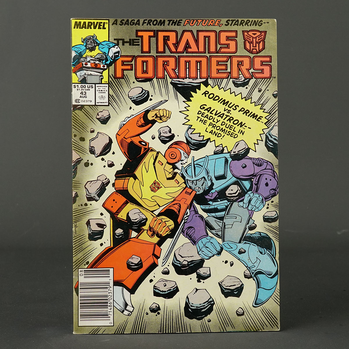 THE TRANSFORMERS #43 Marvel Comics 1988 (W) Macchio (CA) Trimpe 231222W