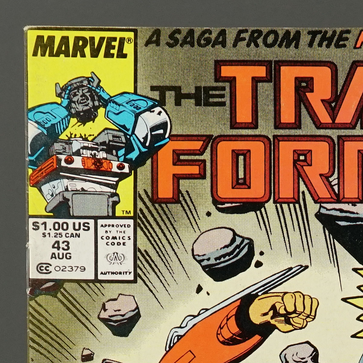 THE TRANSFORMERS #43 Marvel Comics 1988 (W) Macchio (CA) Trimpe (A) Perlin 231222W