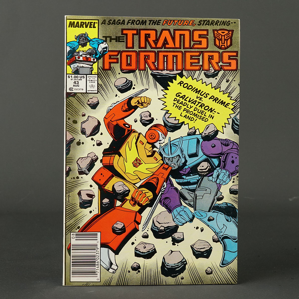THE TRANSFORMERS #43 Marvel Comics 1988 (W) Macchio (CA) Trimpe 231222X