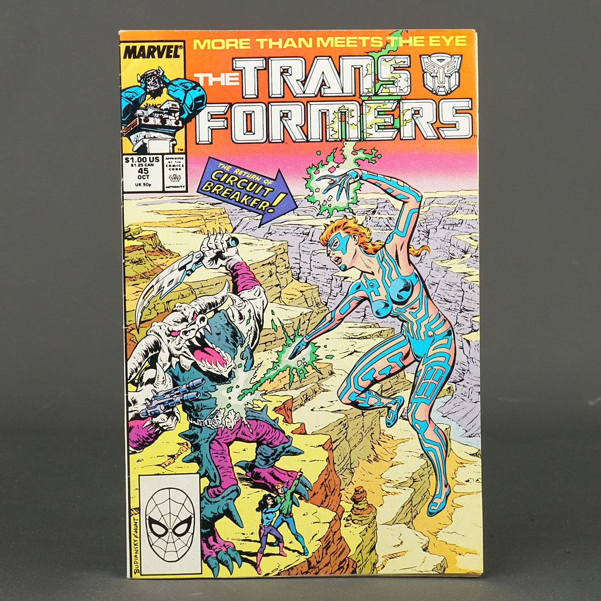 THE TRANSFORMERS #45 Marvel Comics 1988 (W/CA) Budiansky (A) Delbo 231208A