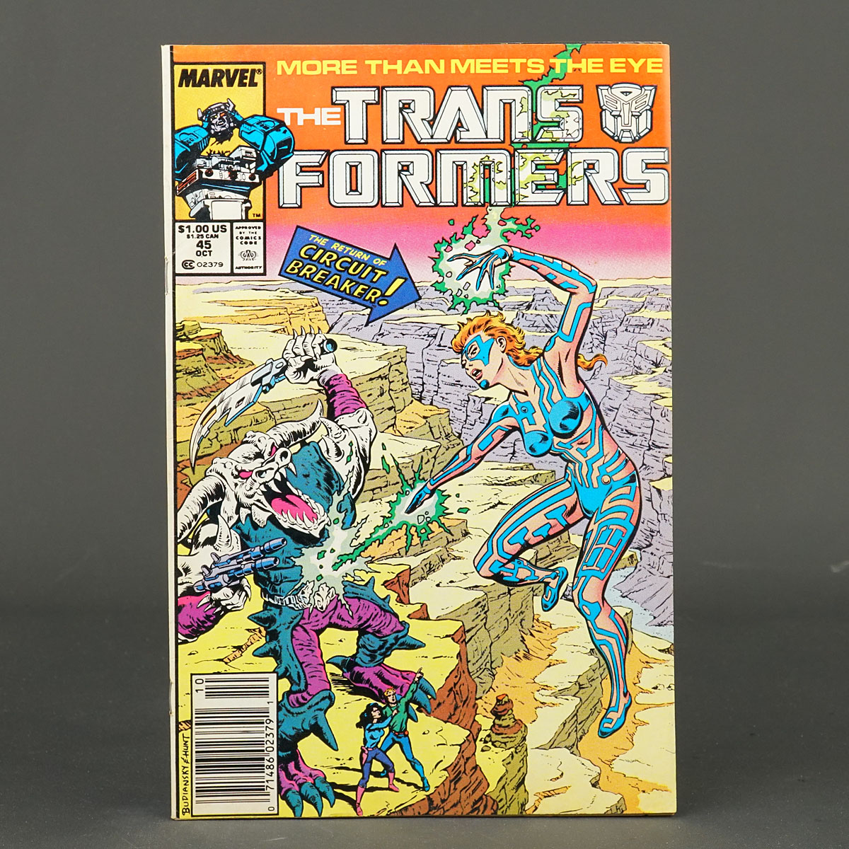 THE TRANSFORMERS #45 Marvel Comics 1988 (W/CA) Budiansky (A) Delbo 231208B