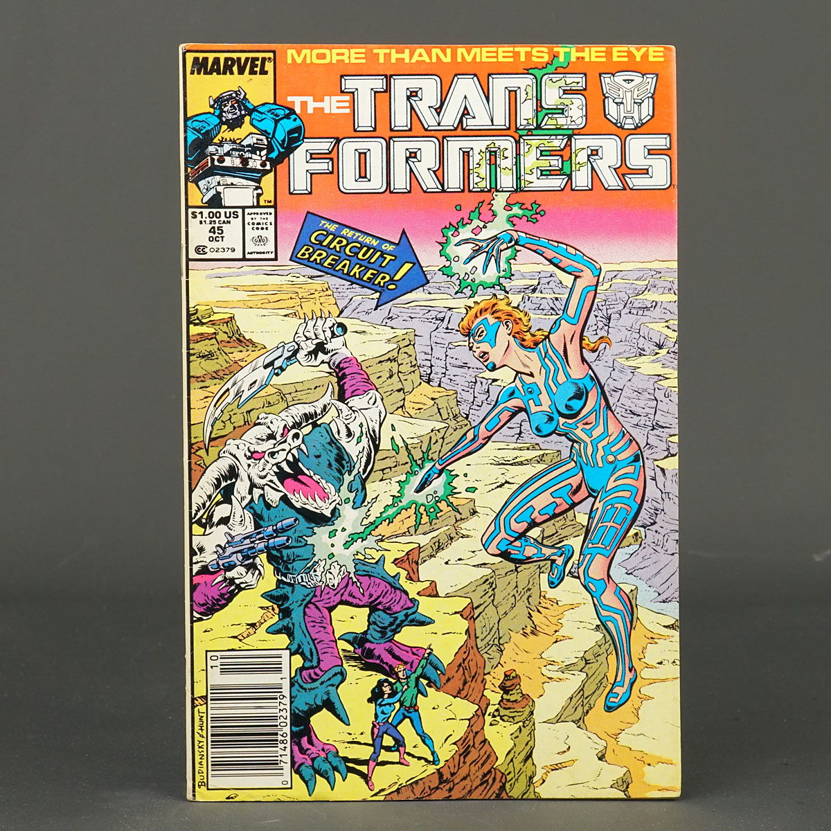 THE TRANSFORMERS #45 Marvel Comics 1988 (W/CA) Budiansky (A) Delbo 231208C