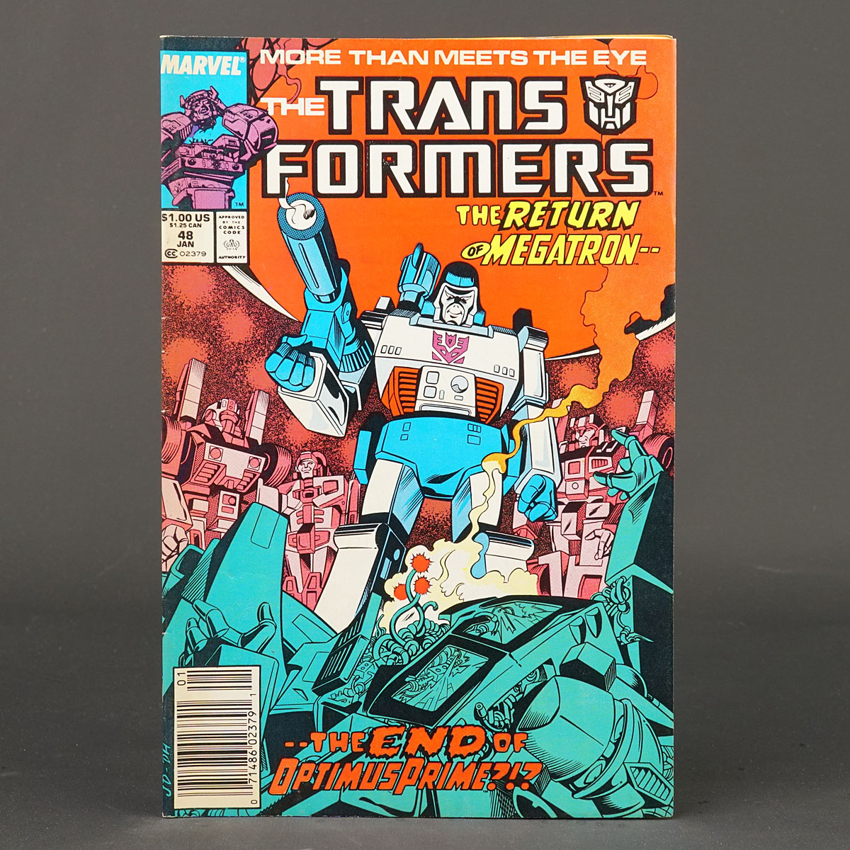 THE TRANSFORMERS #48 Marvel Comics 1989 (W) Budiansky (A/CA) Delbo 230915S