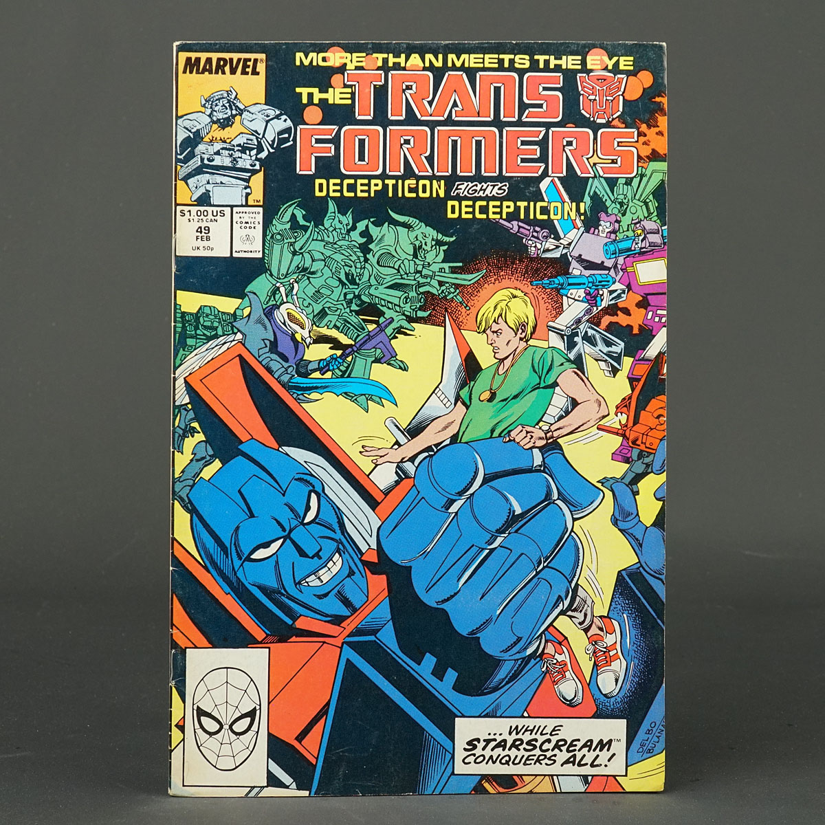 THE TRANSFORMERS #49 Marvel Comics 1989 (W) Budiansky (A/CA) Delbo 210422A