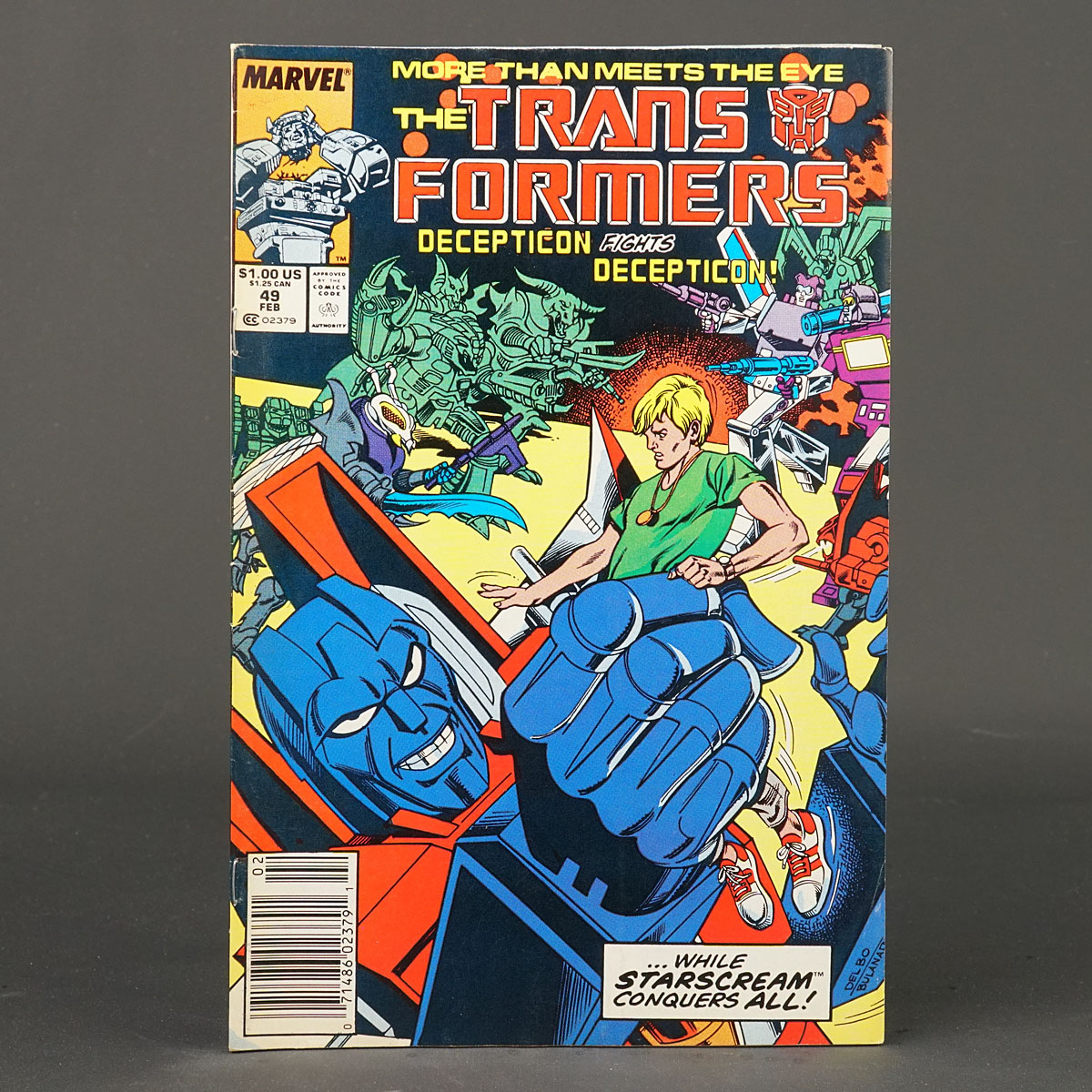 THE TRANSFORMERS #49 Marvel Comics 1989 (W) Budiansky (A/CA) Delbo 230915T