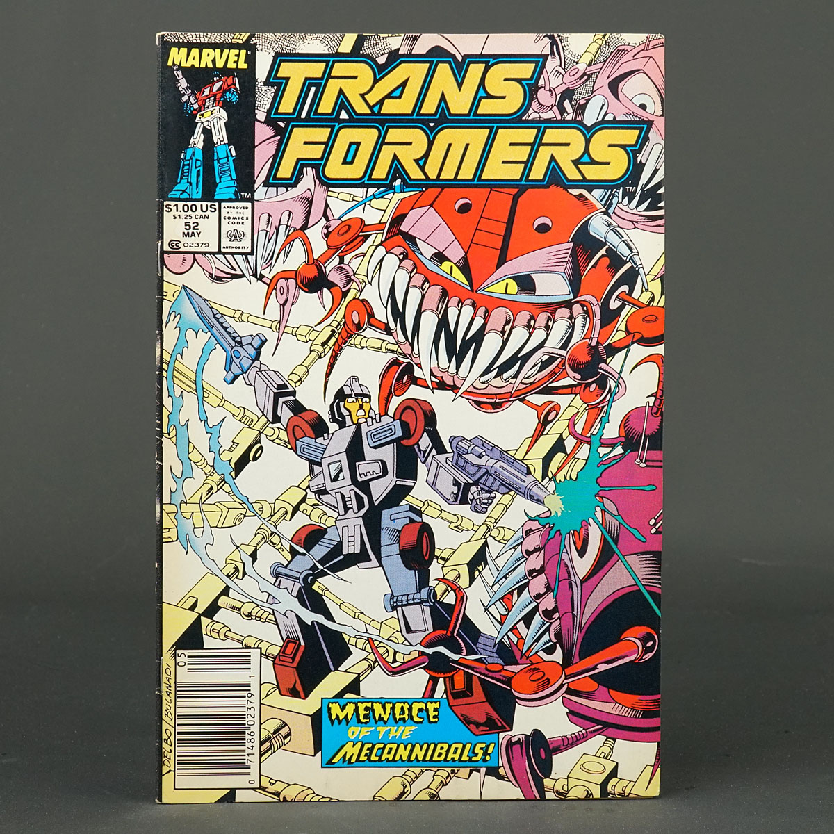THE TRANSFORMERS #52 Marvel Comics 1989 (W) Budiansky (A/CA) Delbo 230915V