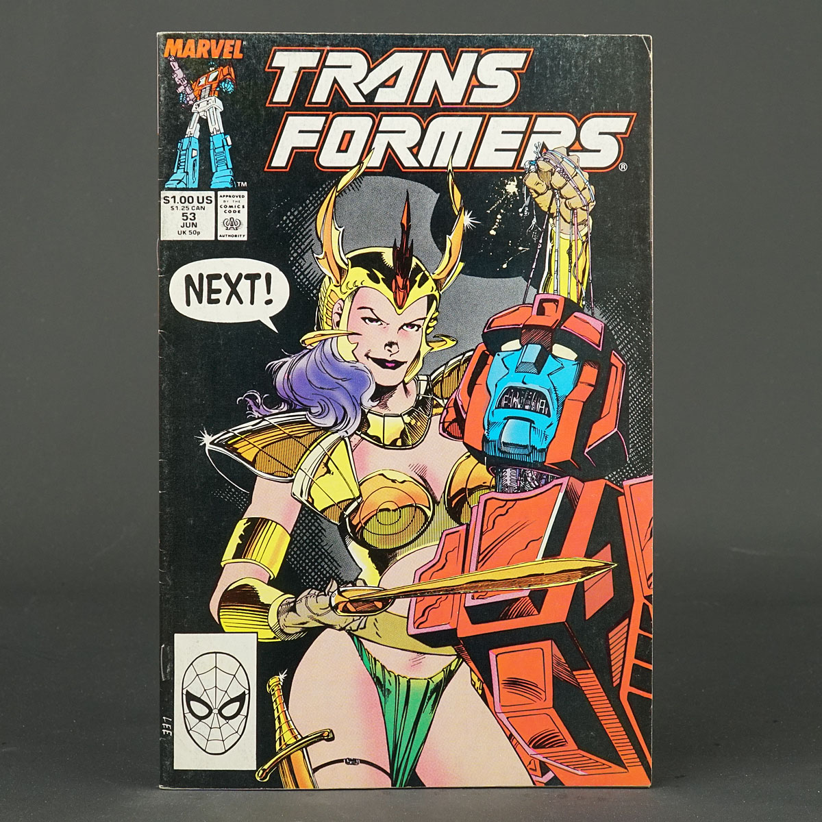 THE TRANSFORMERS #53 Marvel Comics 1989 (W) Budiansky (A) Delbo (CA) Lee 210422A