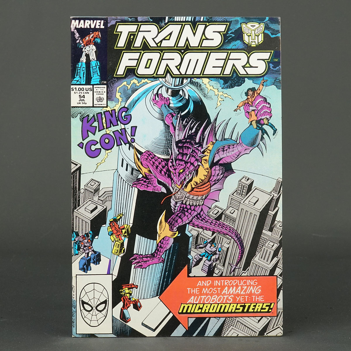 THE TRANSFORMERS #54 Marvel Comics 1989 (W) Budiansky (A/CA) Delbo 210422A