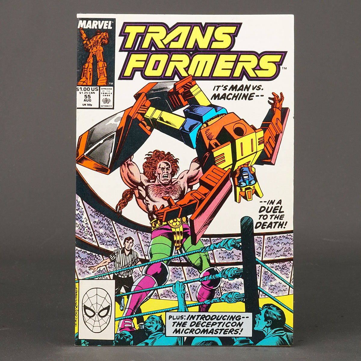 THE TRANSFORMERS #55 Marvel Comics 1989 (W/A) Budiansky (CA) Delbo 210422B
