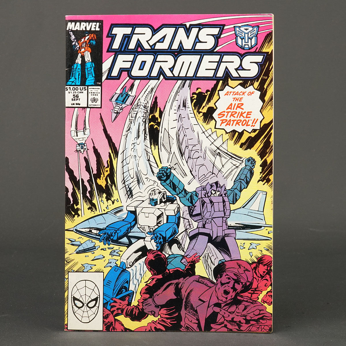 THE TRANSFORMERS #56 Marvel Comics 1989 (W) Furman (A) Delbo (CA) Reed 230915B