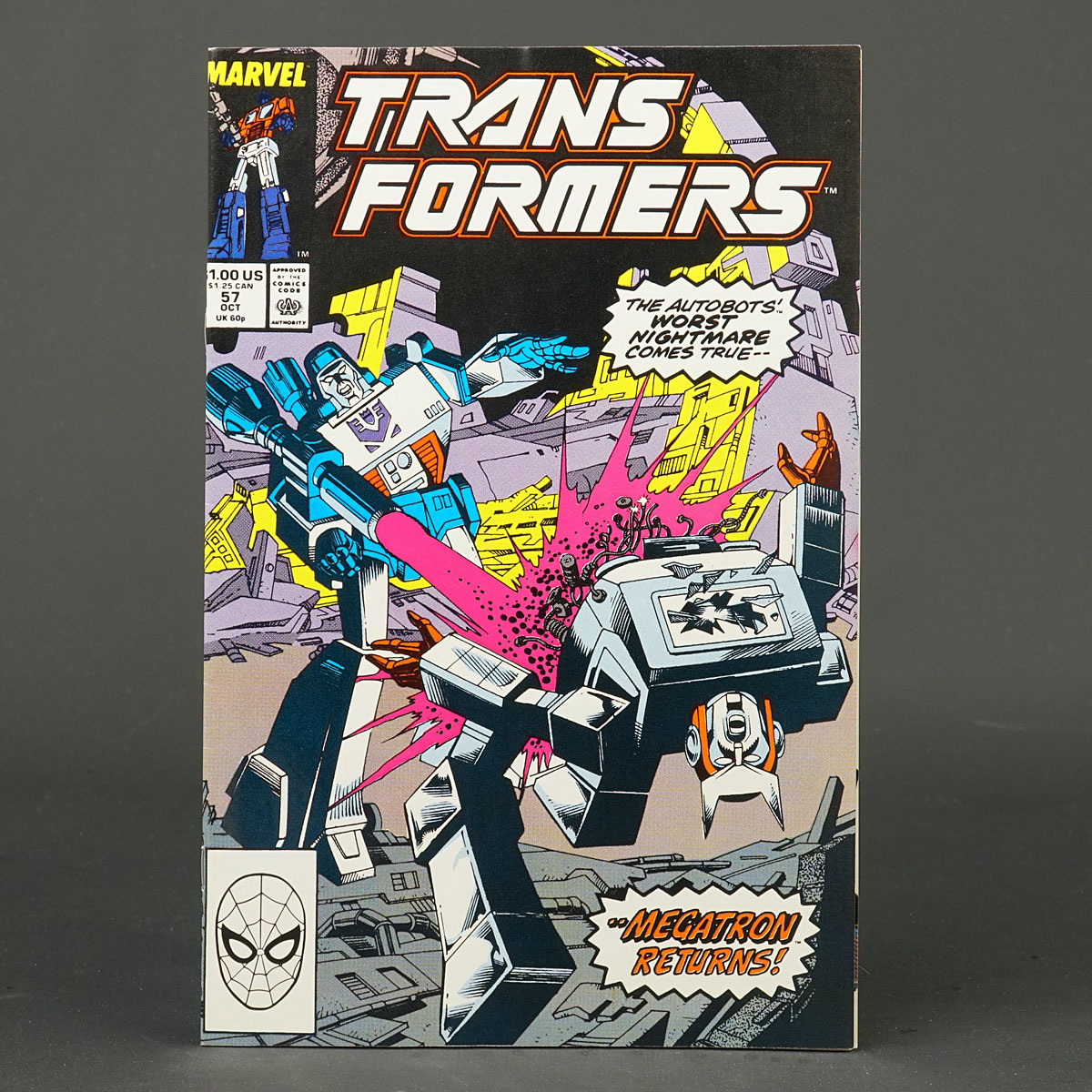 THE TRANSFORMERS #57 Marvel Comics 1989 (W) Furman (A/CA) Delbo 210422A