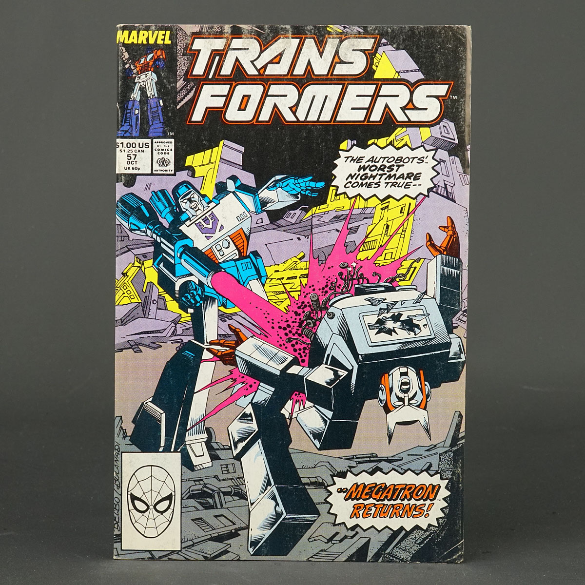 THE TRANSFORMERS #57 Marvel Comics 1989 (W) Furman (A/CA) Delbo 210422B