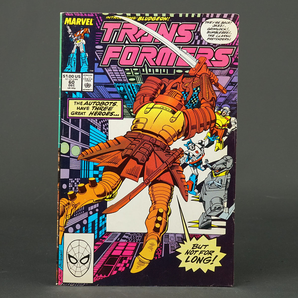 THE TRANSFORMERS #60 Marvel Comics 1989 (W) Furman (A/CA) Delbo 210422A