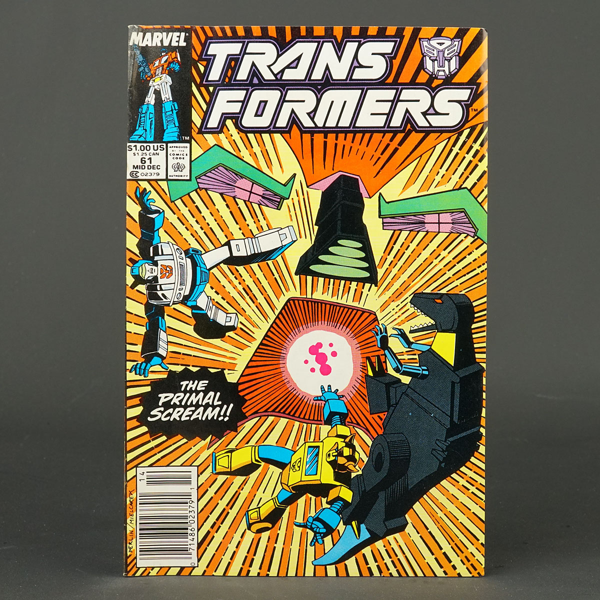 THE TRANSFORMERS #61 Marvel Comics 1989 (W) Furman (A)Senior (CA) Perlin 210422B