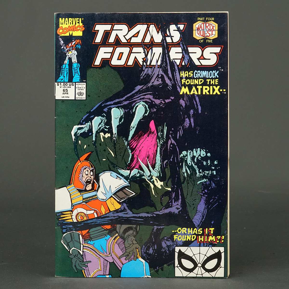 THE TRANSFORMERS #65 Marvel Comics 1990 (W) Furman (CA) Sienkiewicz 210422A