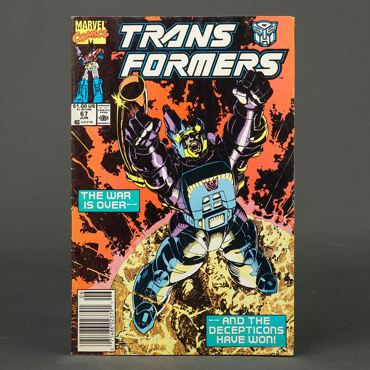 THE TRANSFORMERS #67 Marvel Comics 1990 (W) Furman (A) Delbo (CA) Lee 210422A