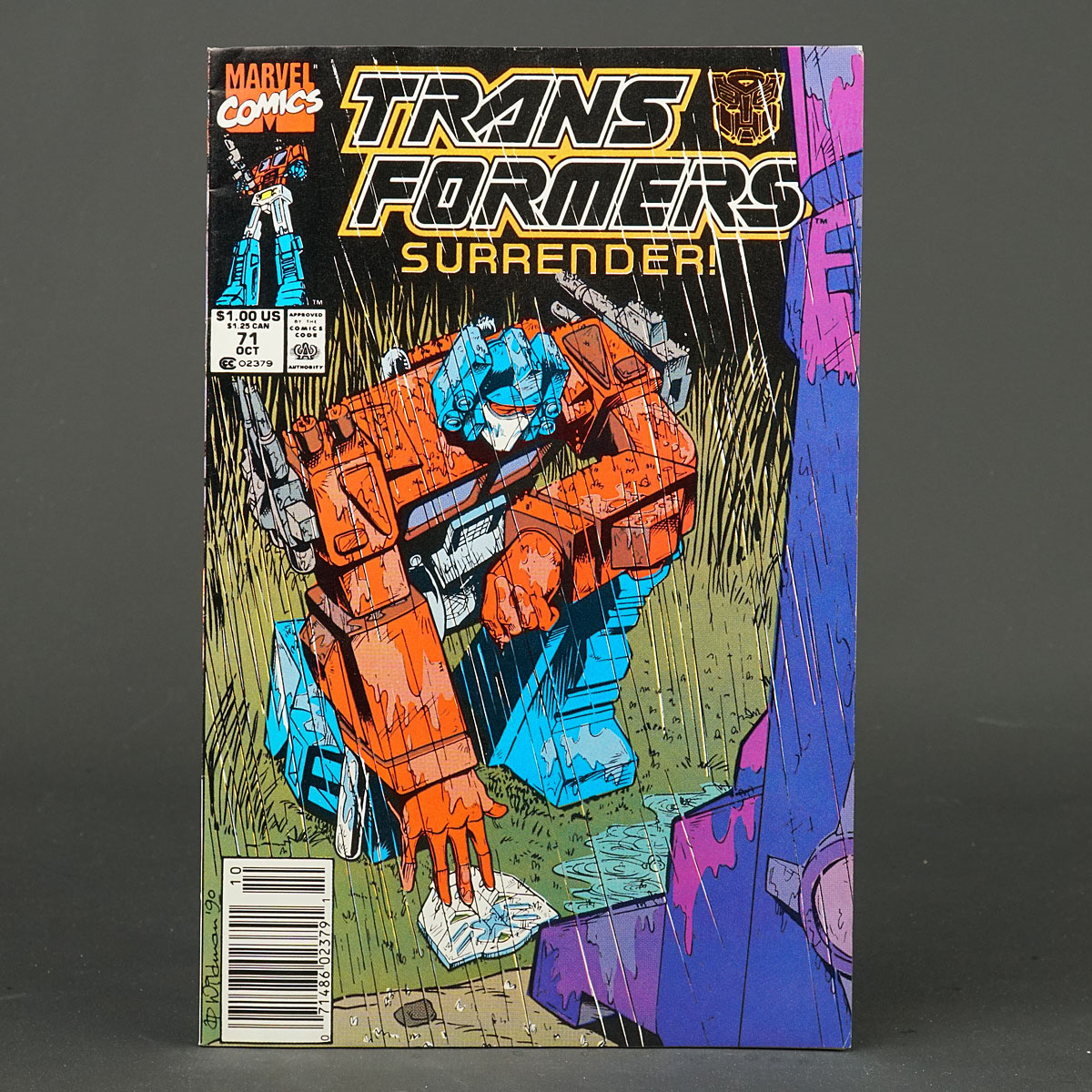 THE TRANSFORMERS #71 Marvel Comics 1990 (W) Furman (A/CA) Wildman 230915F