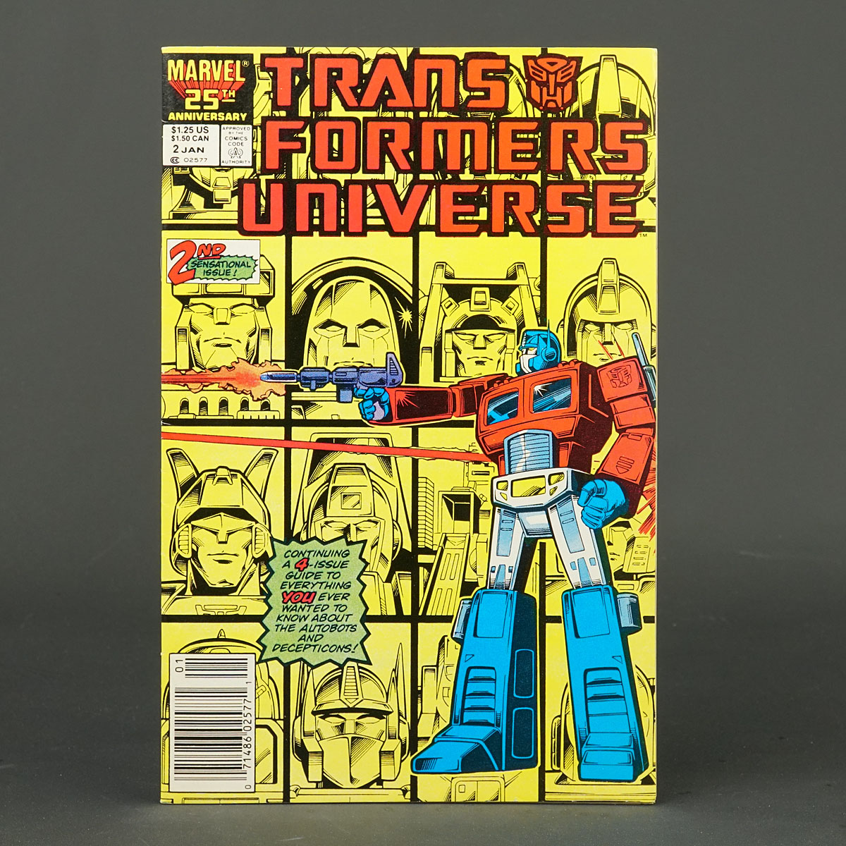 TRANSFORMERS UNIVERSE #2 Marvel Comics 1987 (CA) Trimpe (W) Budiansky 230926T