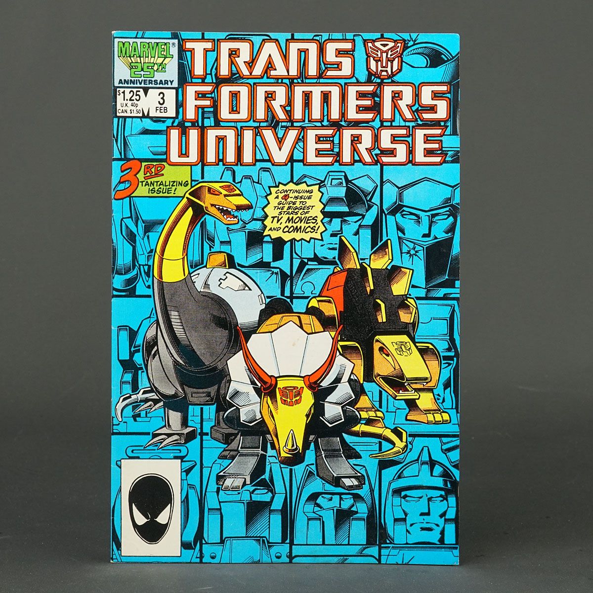 TRANSFORMERS UNIVERSE #3 Marvel Comics 1987 (CA) Trimpe (W) Budiansky 230926U