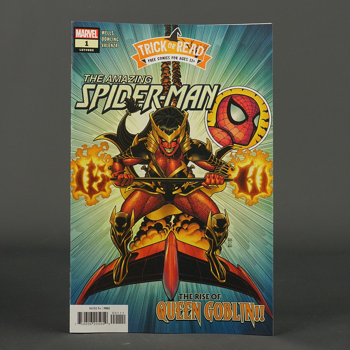 Trick or Read AMAZING SPIDER-MAN #1 Marvel Comics 2022 JUL220947 (CA) Adams